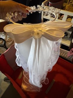 First Communion Hair Crown