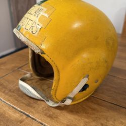 Vintage Leather Football Helmet