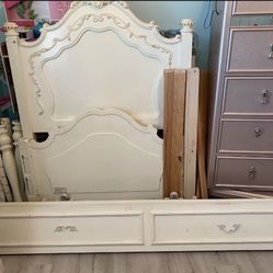 Twin Canopy Trundle Bed