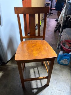 Wood chairs