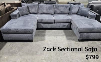 Zack Sectional Sofa – Modern Living Room Couch | $799