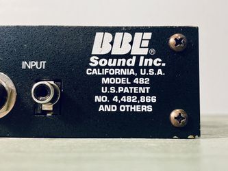 BBE 482 Sonic Maximizer Exciter️ANALOG STUDIO GEAR️ for Sale in