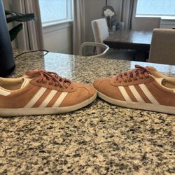 Adidas Originals Gazelle Suede Sneakers - Clay Pink/Terracotta - Women's Size 10