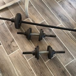 Bar Bell And Dumb Dumb Bell