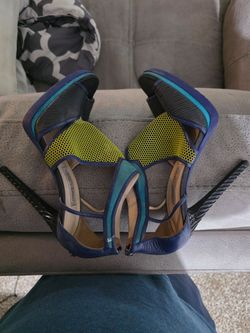 Jimmy Choo Lythe Honeycomb Platform Heels