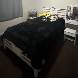 Full Bed Frame And Mattress 