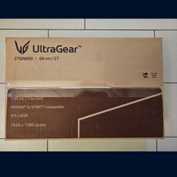 LG UltraGear 27" FHD Gaming Monitor G-SYNC 144Hz 1ms (2x available)