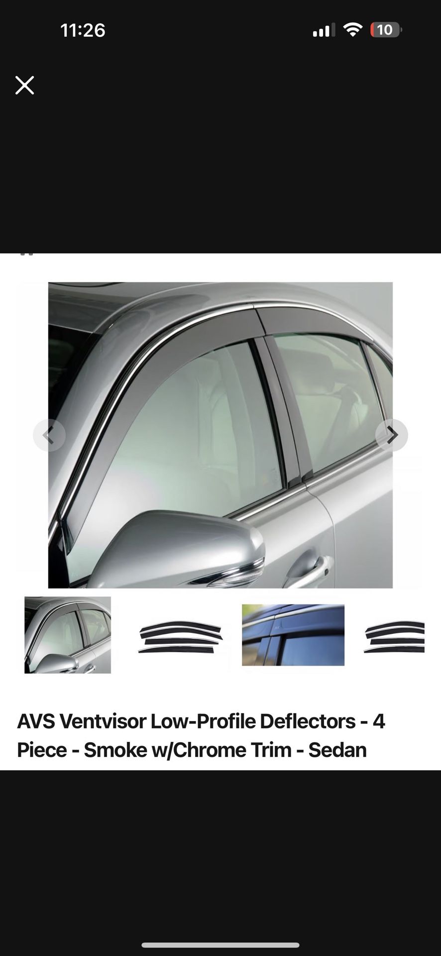 2018-2022 Accord Rain Guards New