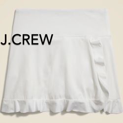 🌞(NEW) GIRLS’ J.CREW RUFFLE SKORT IN PERFORMANCE JERSEY - SIZE: 10 (MEDIUM)🌞