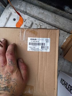 Kohler Gas tanks and Mufflers Brand new