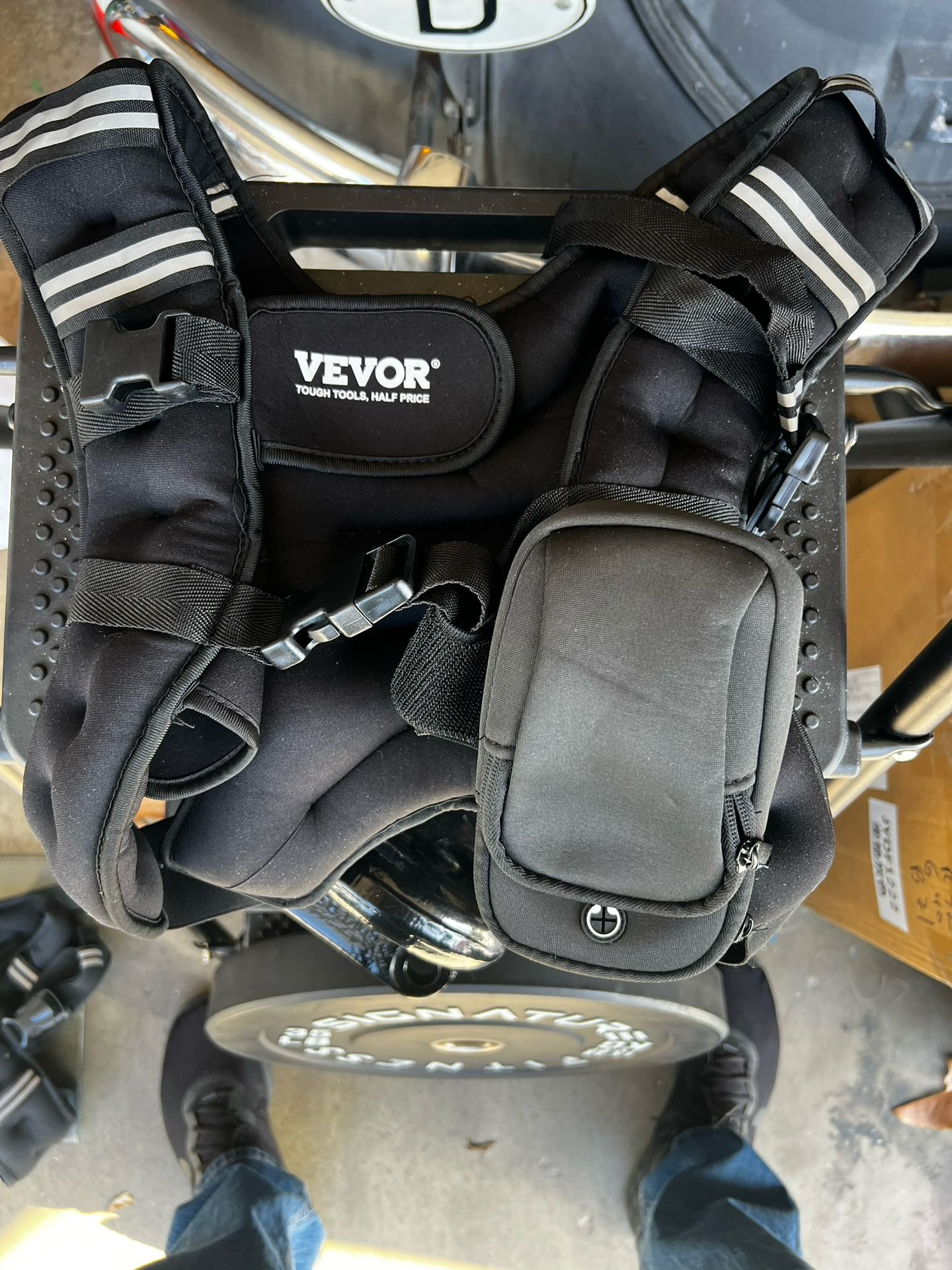 12 Lbs Weighted Vest With Cell Phone Case