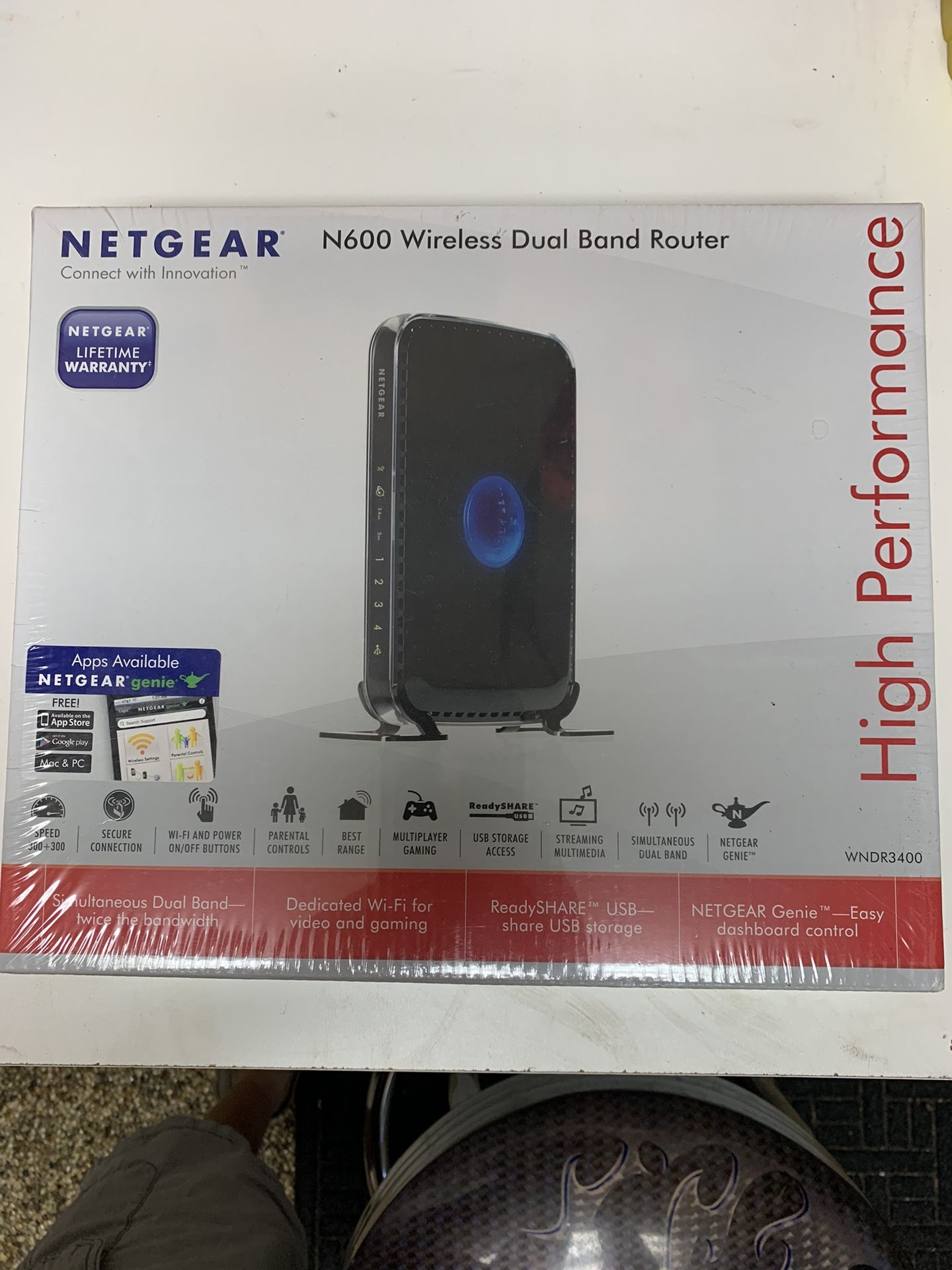 Netgear, N 600 Dual Band High-Performance Router