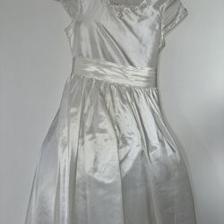 Lauren Marie White 10 Communion Dress 
