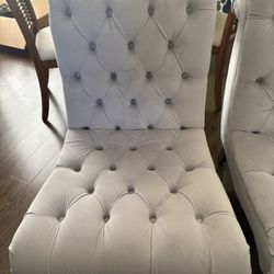 2 Tufted Chairs