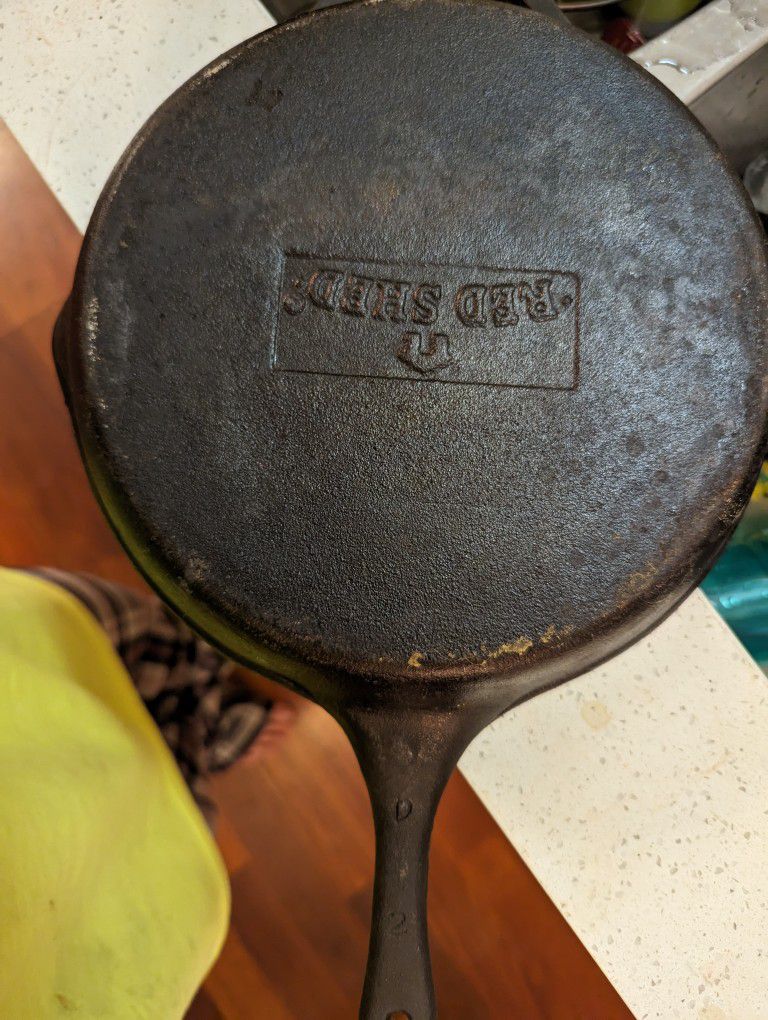 Red Shed Cast Iron Skillet 
