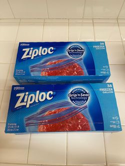 Ziploc Freezer Gallon Bags 38-Count – 2 Boxes