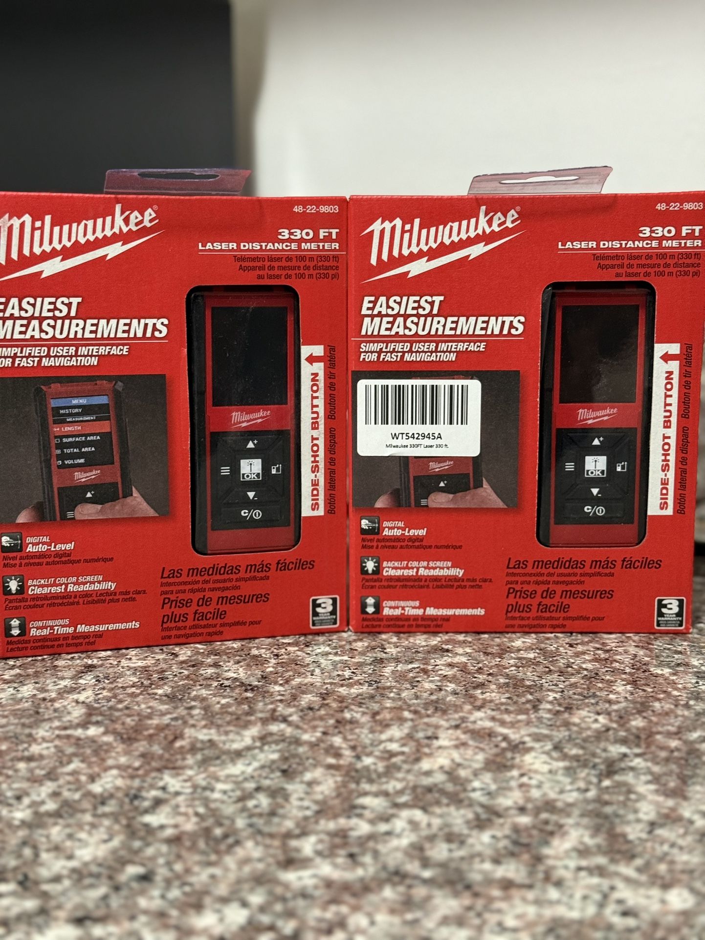 Milwaukee 330’ Laser Distance Meter