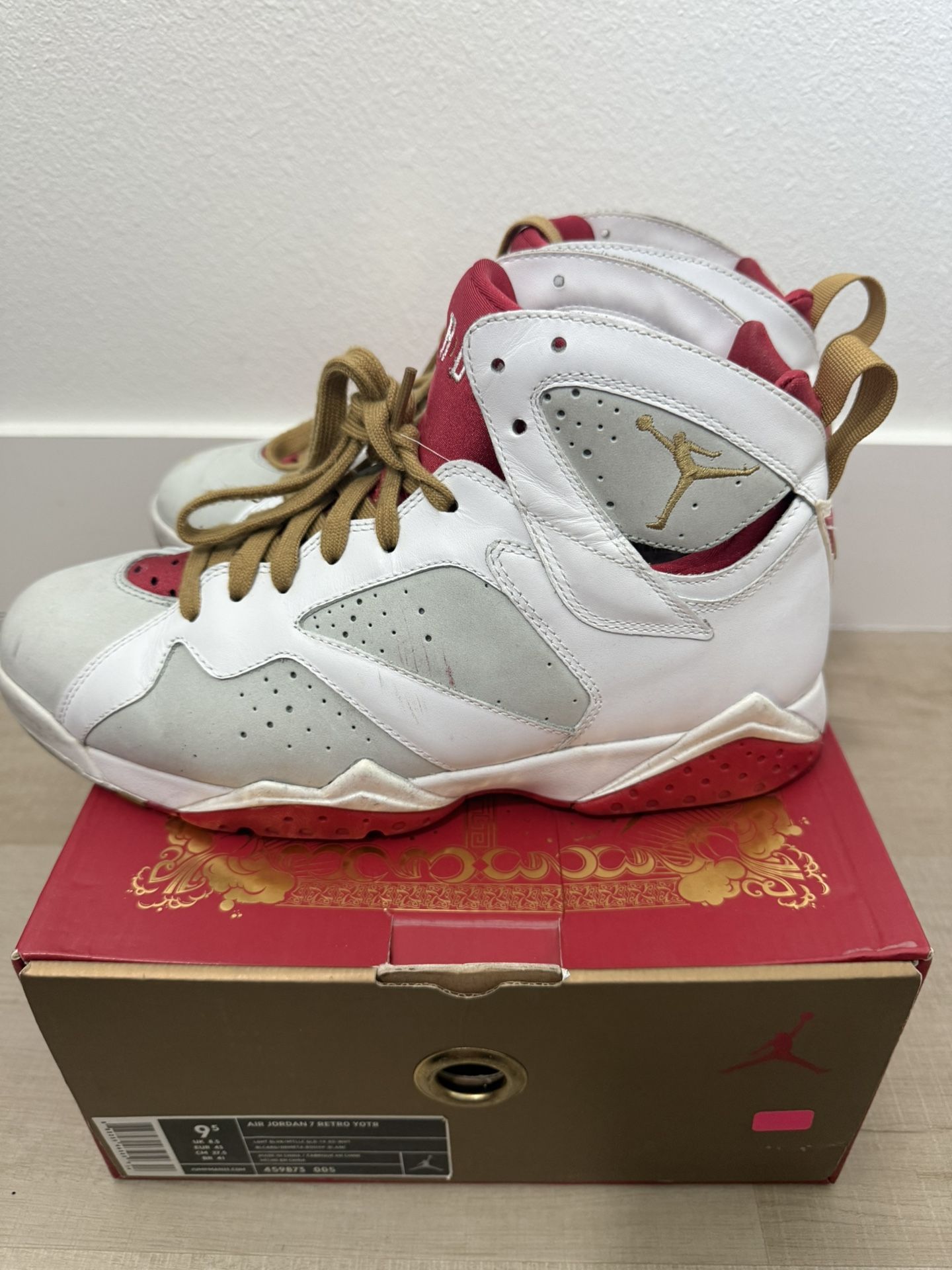  Air Jordan 7 Retro Year Of The Rabbit 2012 Sz 9.5