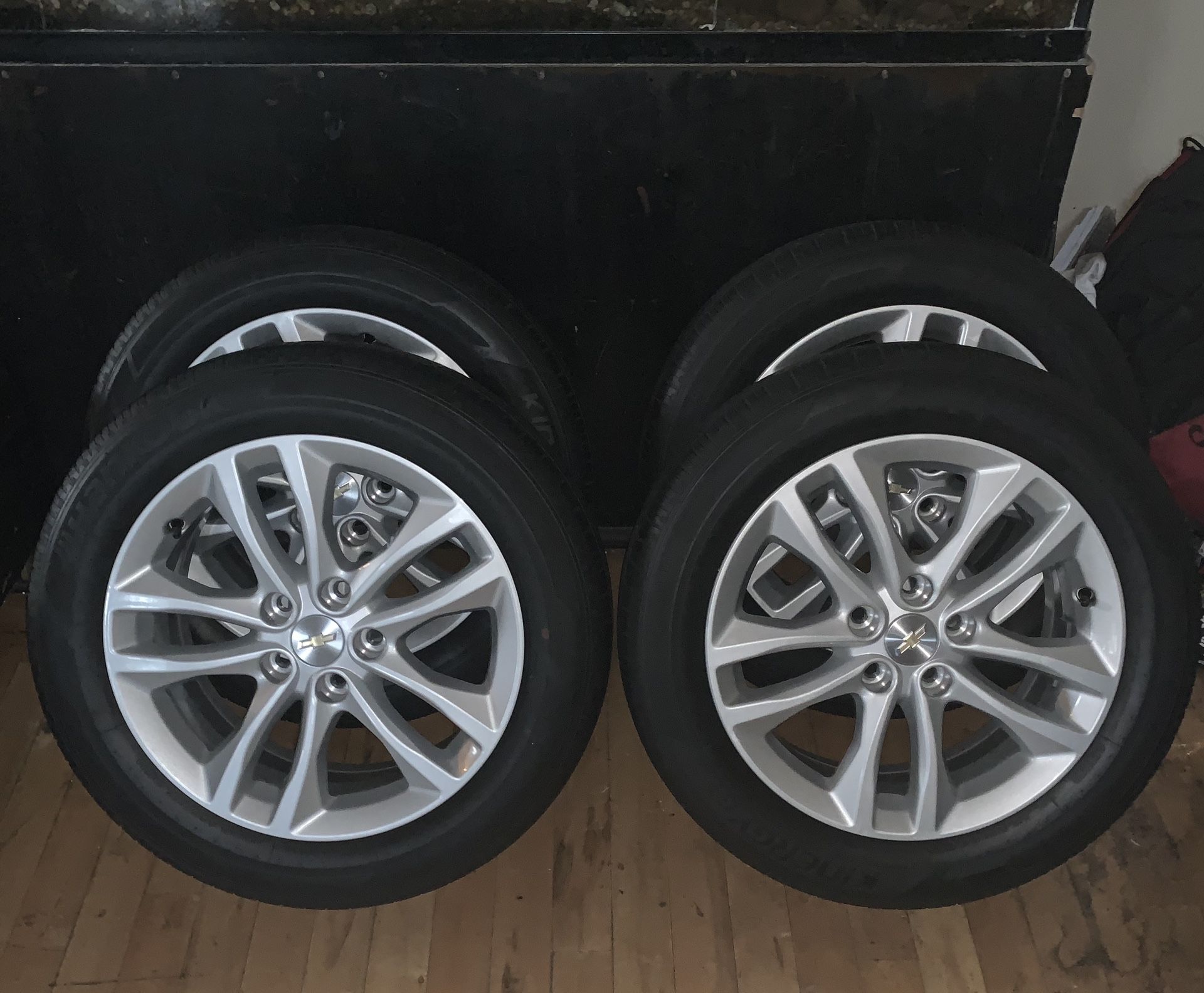 NEW Chevy Tires & Rims 225 55 17” - Set of 4 - $295 FIRM