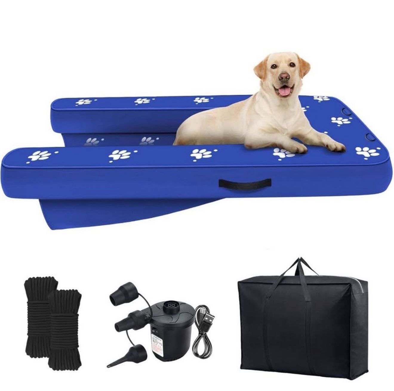NEW! Inflatable Dock Platform with Electric Pump / dog boat