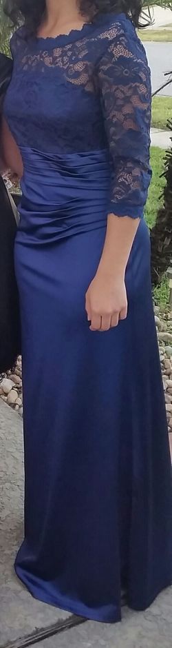 Elegant Blue long dress