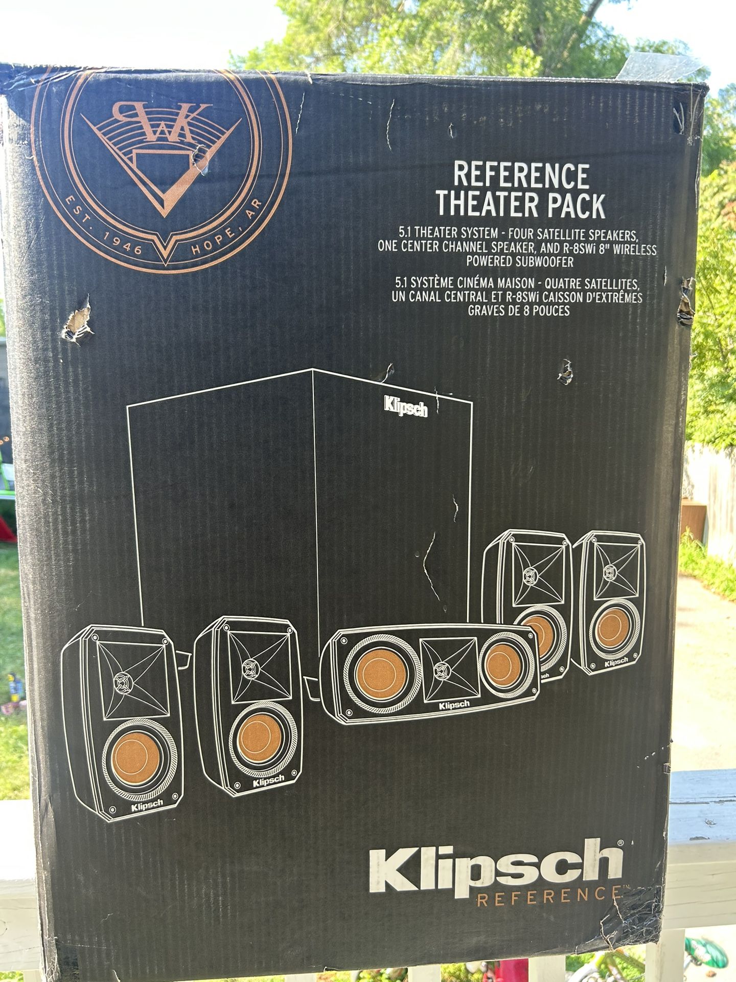Klipsch Black Reference Theater Pack 5.1 Surround Sound System