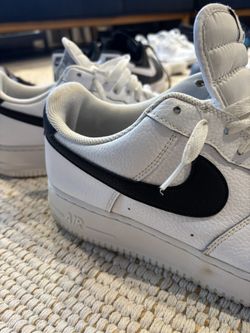 Nike Air Force 1 ’07 – White/Black – Size 14