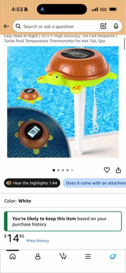 Pool thermometer