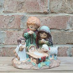 Vintage Jody Bergsma Nativity Scene Figurine 