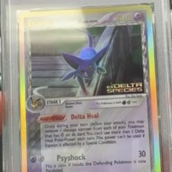 Pokémon Card Espeon Ex Delta Species