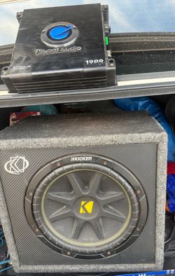 12” box comp kicker and 1500 Amp