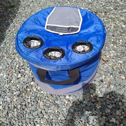 California. Inovators. Cooler 3 Drink Holders In Top. Cold Holes. Cooler Holds  2 Cases Of 12 Oz Drinks   25 Bucks