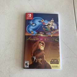 Nintendo Switch Disney Classic Games Aladdin and The Lion King Game