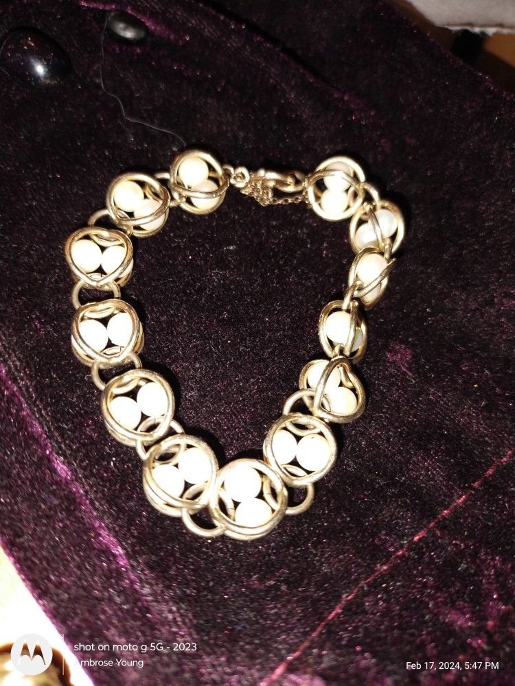 Vintage 14k Gold Pearls
