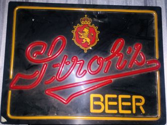 Strophs bear light up sign vintage 70’s
