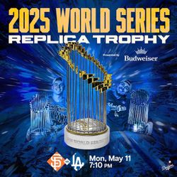 Dodger Tickets for 5/11/2026 World Series Trophy Replica Night