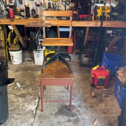 Old School Desk And Chair 