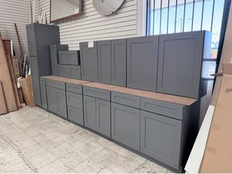 Gray kitchen cabinets 12 pieces