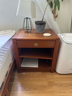 Mid Century Modern Bedside Tables (Pair)