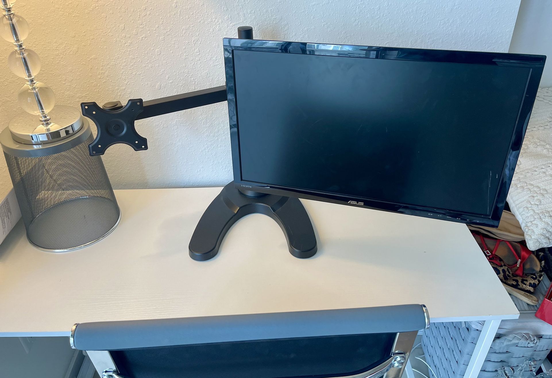 27” Asus HDMI Monitor With Dual Monitor Stand