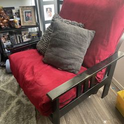 Red Futon Chair Recliner