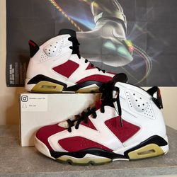 Jordan 6 Carmine size 9.5