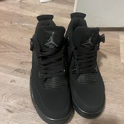Air Jordan 4's  'Black Cat'