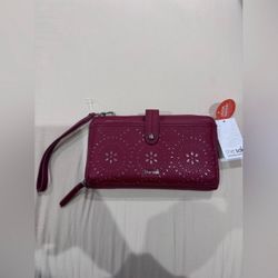 The Sak Iris Smartphone Wrislet/Crossbody in Deep Red New