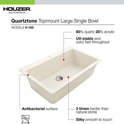 Cafe Blanco Under Mount Kitchen Sink (New In Box)