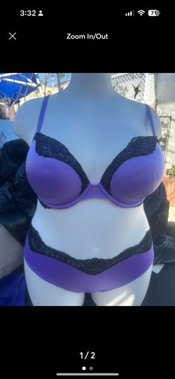 Victor’s Secret Bra 38c And Panty Xl Set 