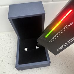 Moissanite earrings