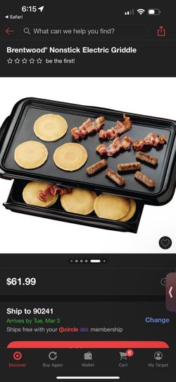 Brentwood Nonstick Electric Griddle