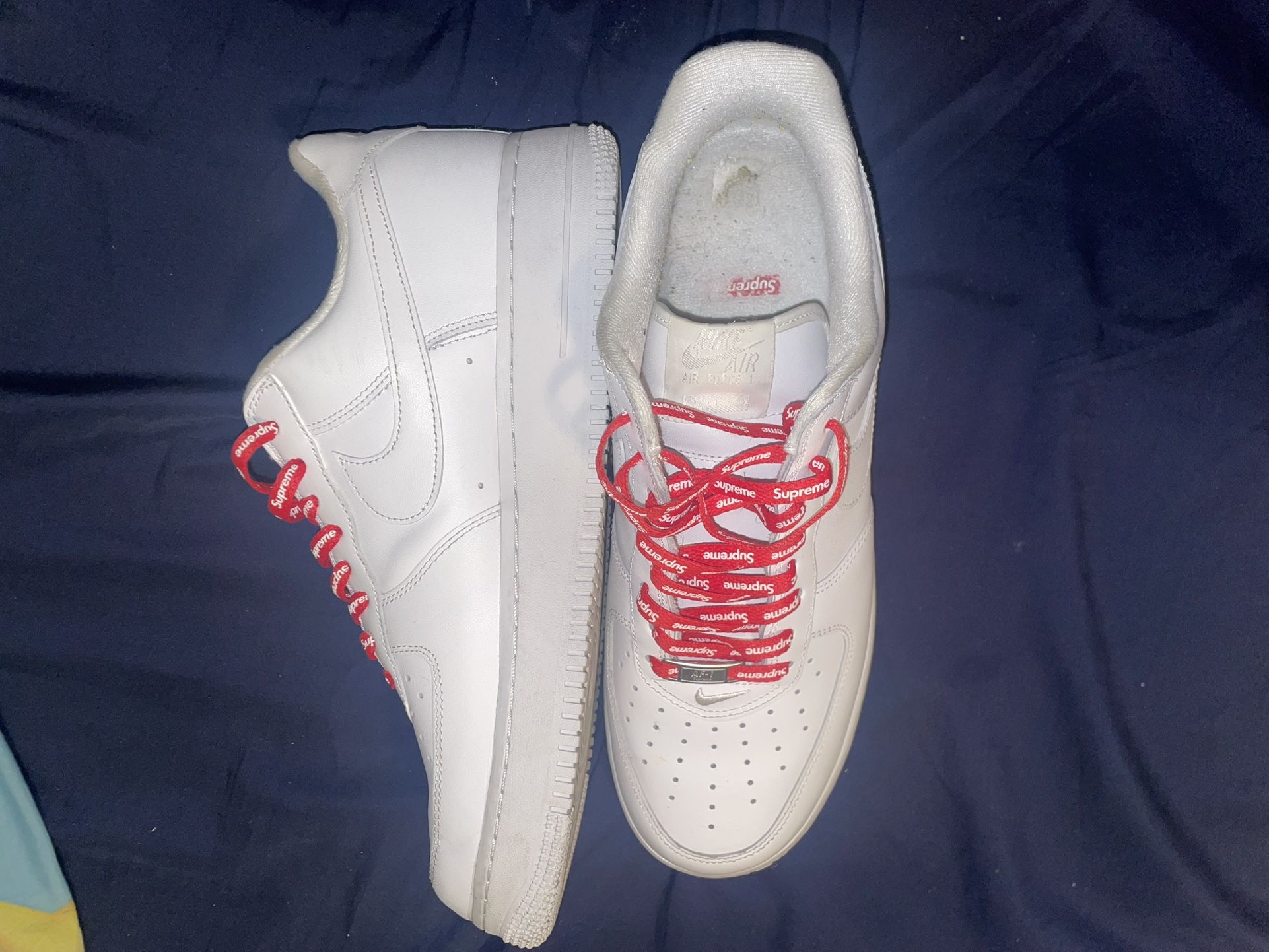 White Supreme Air Force 1