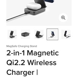 New 2-in-1 Magnetic Qi2.2 Wireless Charger |
